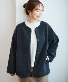 le.coeur blanc / ルクールブラン その他アウター | リバーシブルフェイクムートンジャケット