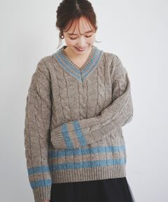 le.coeur blanc / ルクールブラン ニット・セーター | Oldderby チルデンニット