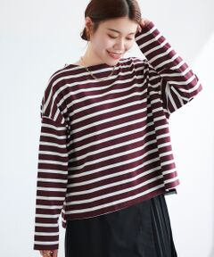 le.coeur blanc / ルクールブラン Tシャツ | ボーダーワイドシルエットプルオーバー