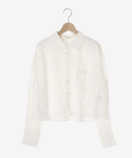 le.coeur blanc / ルクールブラン シャツ・ブラウス | クロップドパールボタンシャツ | 詳細1