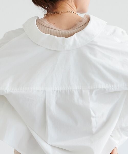 le.coeur blanc / ルクールブラン シャツ・ブラウス | クロップドパールボタンシャツ | 詳細24