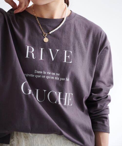 le.coeur blanc / ルクールブラン Tシャツ | RIVE GAUCHE ロゴTシャツ | 詳細19