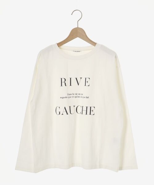 le.coeur blanc / ルクールブラン Tシャツ | RIVE GAUCHE ロゴTシャツ | 詳細20