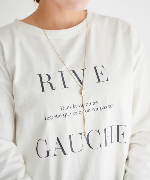 le.coeur blanc / ルクールブラン Tシャツ | RIVE GAUCHE ロゴTシャツ | 詳細26