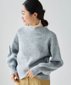 le.coeur blanc / ルクールブラン ニット・セーター | ボトルネックラメリブニット