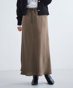 le.coeur blanc / ルクールブラン ロング・マキシ丈スカート | サテンナロースカート