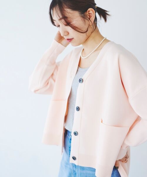 le.coeur blanc / ルクールブラン タンクトップ | 《手洗い可能》ランダムテレコUネックタンク | 詳細12