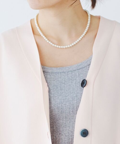 le.coeur blanc / ルクールブラン タンクトップ | 《手洗い可能》ランダムテレコUネックタンク | 詳細13