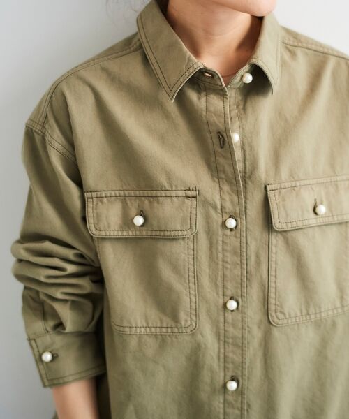 le.coeur blanc / ルクールブラン シャツ・ブラウス | パールボタンシャツ | 詳細10