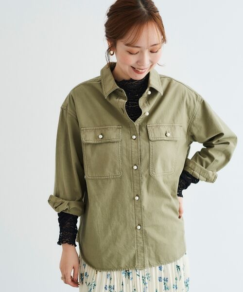 le.coeur blanc / ルクールブラン シャツ・ブラウス | パールボタンシャツ | 詳細4