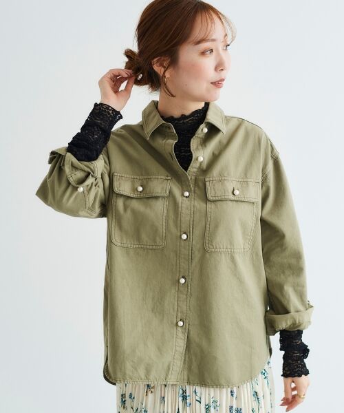 le.coeur blanc / ルクールブラン シャツ・ブラウス | パールボタンシャツ | 詳細5