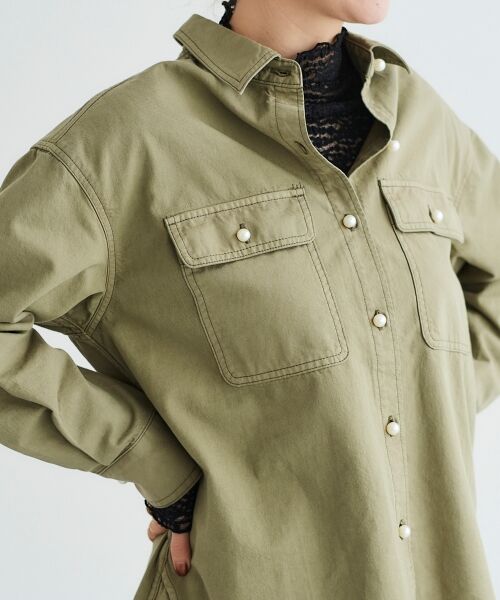 le.coeur blanc / ルクールブラン シャツ・ブラウス | パールボタンシャツ | 詳細7