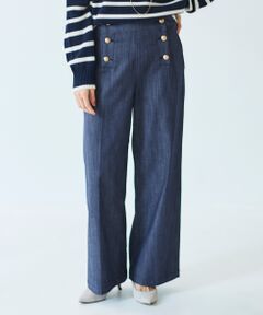 le.coeur blanc / ルクールブラン その他パンツ | 《手洗い可能》マリンワイドパンツ