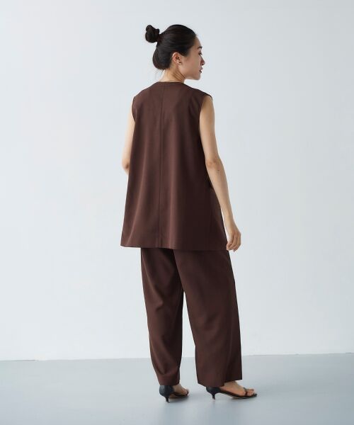 le.coeur blanc / ルクールブラン ベスト | リネンライクツイルベスト | 詳細16