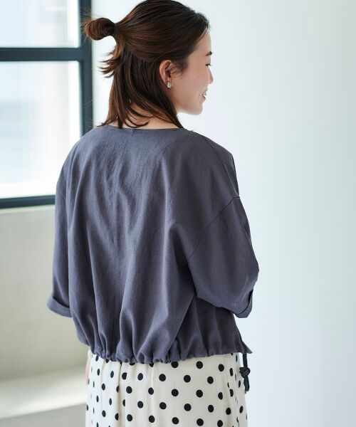 le.coeur blanc / ルクールブラン ブルゾン | 《手洗い可能》リネンライクライトブルゾン | 詳細10