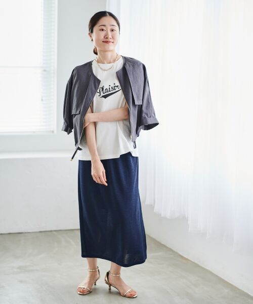 le.coeur blanc / ルクールブラン ブルゾン | 《手洗い可能》リネンライクライトブルゾン | 詳細12