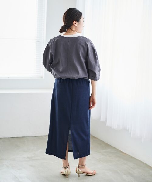 le.coeur blanc / ルクールブラン ブルゾン | 《手洗い可能》リネンライクライトブルゾン | 詳細15