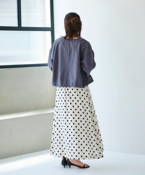 le.coeur blanc / ルクールブラン ブルゾン | 《手洗い可能》リネンライクライトブルゾン | 詳細20