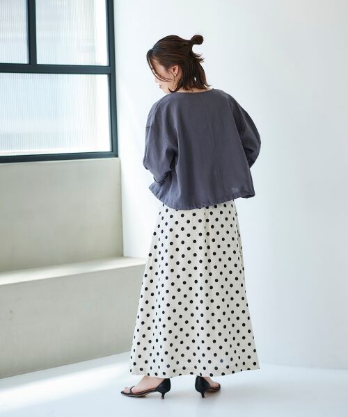 le.coeur blanc / ルクールブラン ブルゾン | 《手洗い可能》リネンライクライトブルゾン | 詳細21