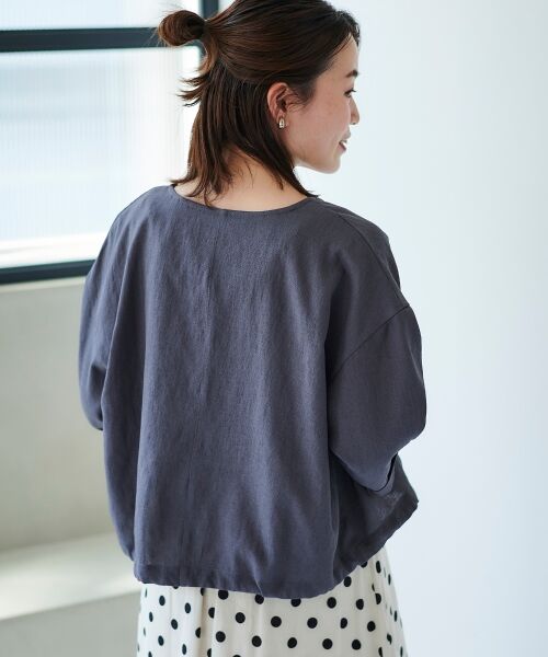 le.coeur blanc / ルクールブラン ブルゾン | 《手洗い可能》リネンライクライトブルゾン | 詳細9