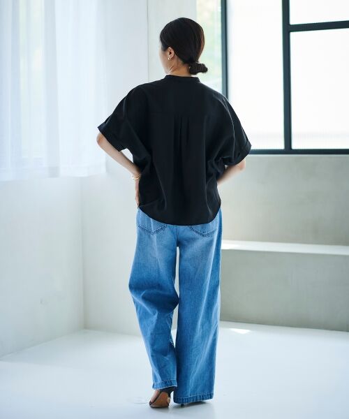 le.coeur blanc / ルクールブラン デニムパンツ | タックワイドデニムパンツ | 詳細23