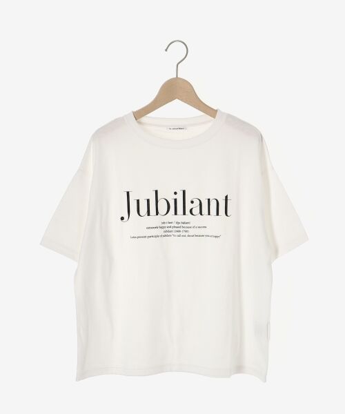 le.coeur blanc / ルクールブラン Tシャツ | JubilantロゴTシャツ | 詳細1