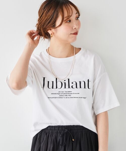 le.coeur blanc / ルクールブラン Tシャツ | JubilantロゴTシャツ | 詳細13