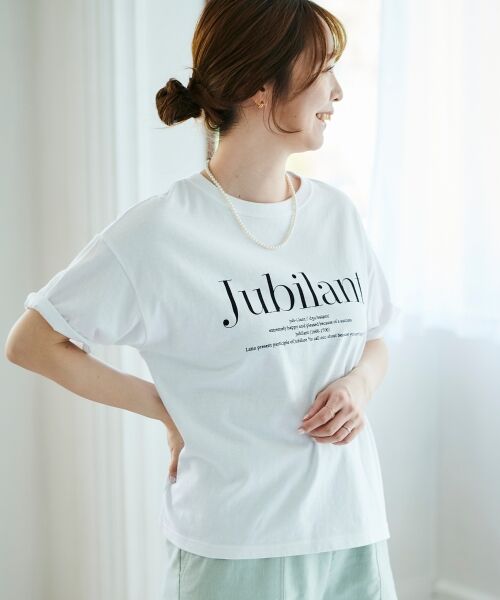 le.coeur blanc / ルクールブラン Tシャツ | JubilantロゴTシャツ | 詳細5