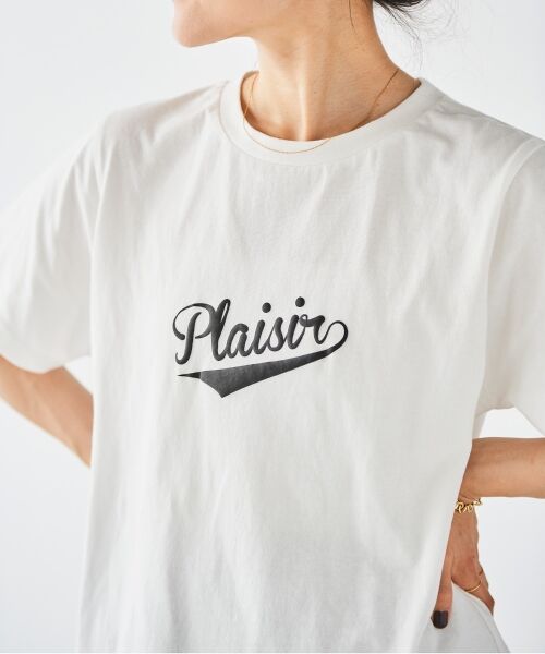 le.coeur blanc / ルクールブラン Tシャツ | Plaisir発泡プリントロゴTシャツ | 詳細18