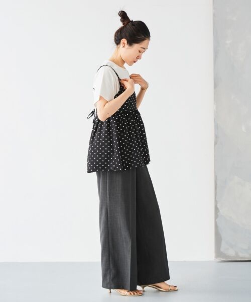 le.coeur blanc / ルクールブラン Tシャツ | 《手洗い可能》Plaisir発泡プリントロゴTシャツ | 詳細29