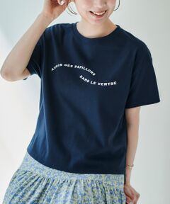 ウエーブフロッキーロゴTシャツ