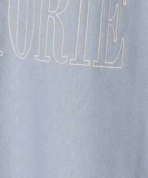 le.coeur blanc / ルクールブラン Tシャツ | EUPHORIE刺繍ロゴTシャツ | 詳細30