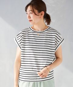 《手洗い可能》ロールアップスリーブTシャツ