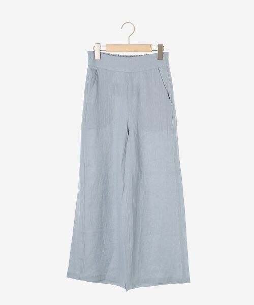 le.coeur blanc / ルクールブラン その他パンツ | 《手洗い可能》麻ワイドクロップドパンツ | 詳細13