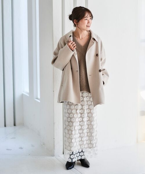 アンクレイヴ【UNCRAVE】リバーミドルコート リバーミドルコート｜レディース アウター ミドルコート コート