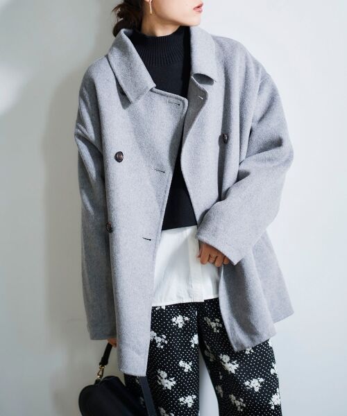 セール】 リバーオープンカラーミドルコート （その他アウター