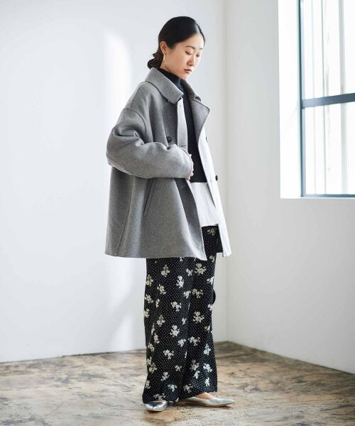 セール】 リバーオープンカラーミドルコート （その他アウター