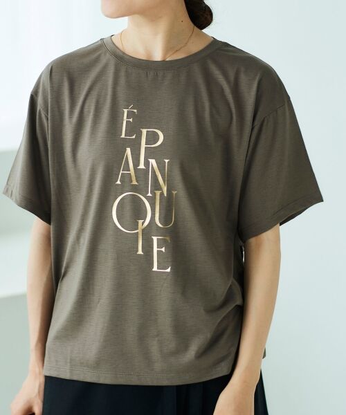 le.coeur blanc / ルクールブラン Tシャツ | 《手洗い可能》EPANOUIEロゴTシャツ | 詳細27