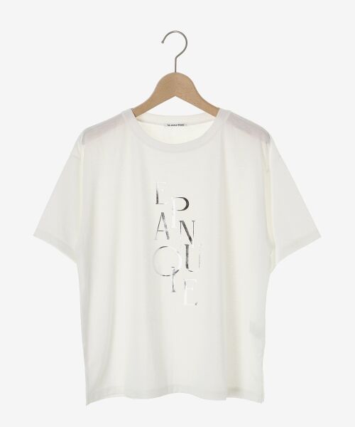 le.coeur blanc / ルクールブラン Tシャツ | 《手洗い可能》EPANOUIEロゴTシャツ | 詳細29