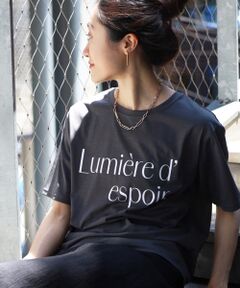 《手洗い可能》Lumiere d' espoir.ロゴTシャツ