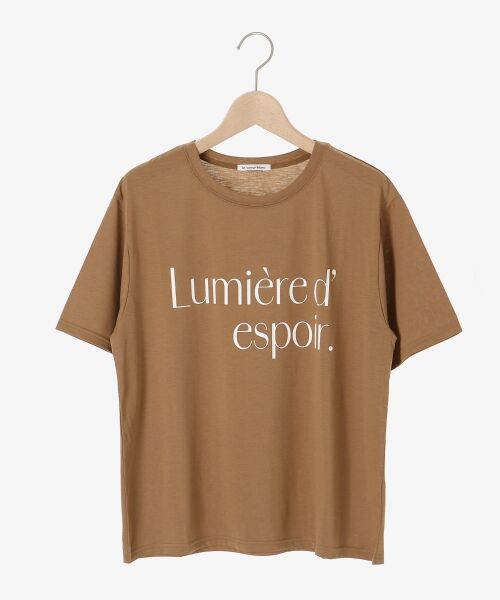 le.coeur blanc / ルクールブラン Tシャツ | 《手洗い可能》Lumiere d' espoir.ロゴTシャツ | 詳細1