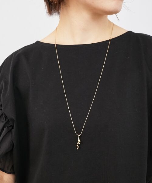 le.coeur blanc / ルクールブラン ネックレス・ペンダント・チョーカー | ツイストメタルトップネックレス | 詳細3