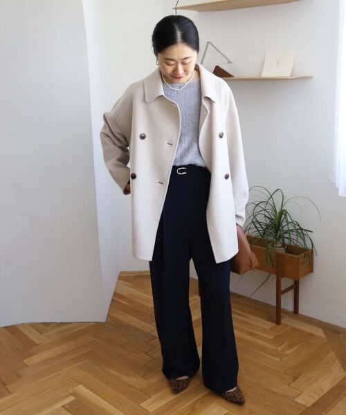 le.coeur blanc / ルクールブラン その他パンツ | カルゼワッシャーベルテットパンツ | 詳細16