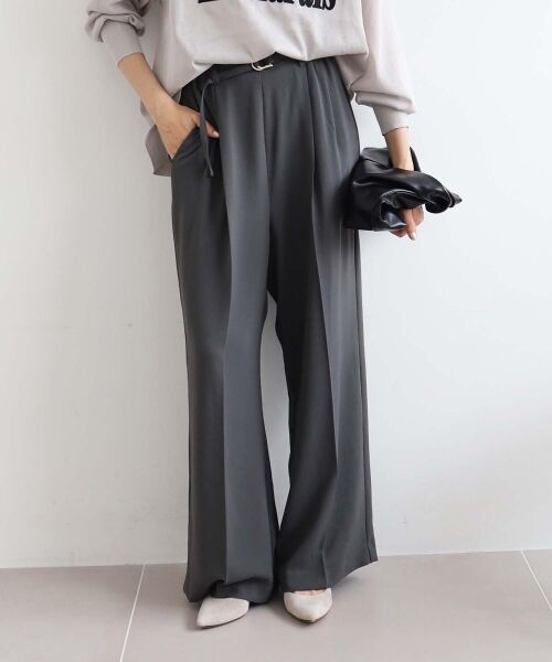 le.coeur blanc / ルクールブラン その他パンツ | カルゼワッシャーベルテットパンツ | 詳細18