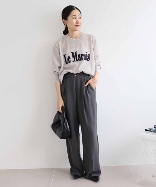 le.coeur blanc / ルクールブラン その他パンツ | カルゼワッシャーベルテットパンツ | 詳細19