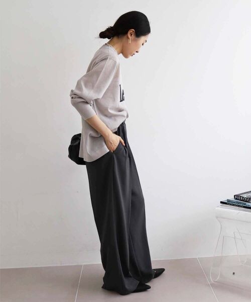 le.coeur blanc / ルクールブラン その他パンツ | カルゼワッシャーベルテットパンツ | 詳細21