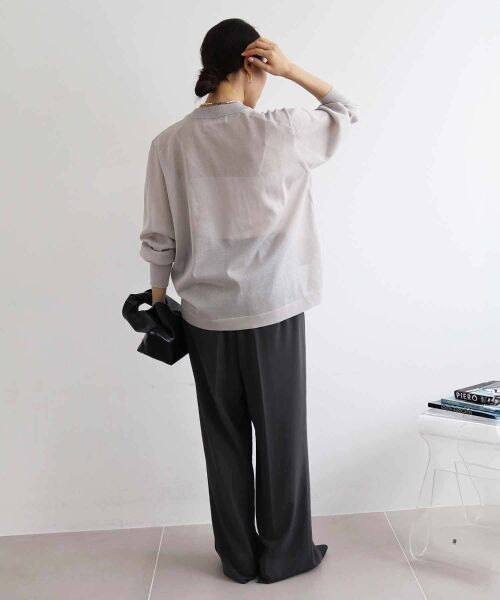 le.coeur blanc / ルクールブラン その他パンツ | カルゼワッシャーベルテットパンツ | 詳細22