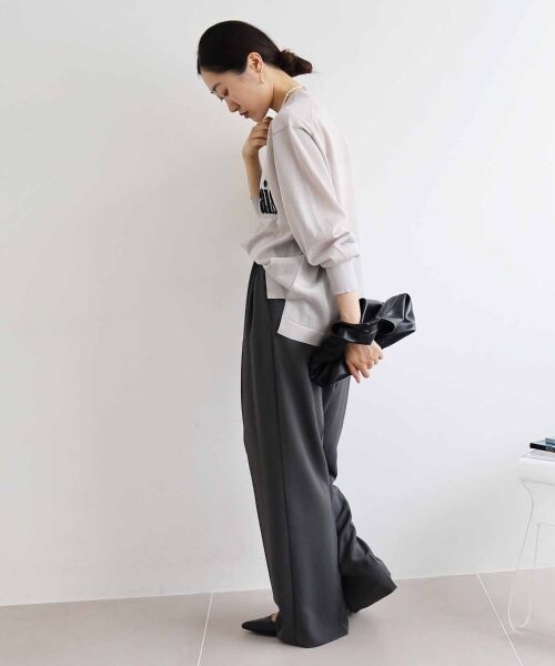 le.coeur blanc / ルクールブラン その他パンツ | カルゼワッシャーベルテットパンツ | 詳細23