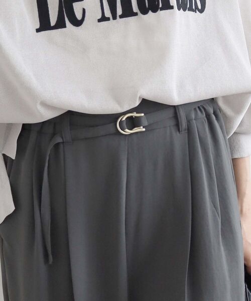 le.coeur blanc / ルクールブラン その他パンツ | カルゼワッシャーベルテットパンツ | 詳細25