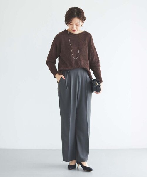 le.coeur blanc / ルクールブラン その他パンツ | カルゼワッシャーベルテットパンツ | 詳細30